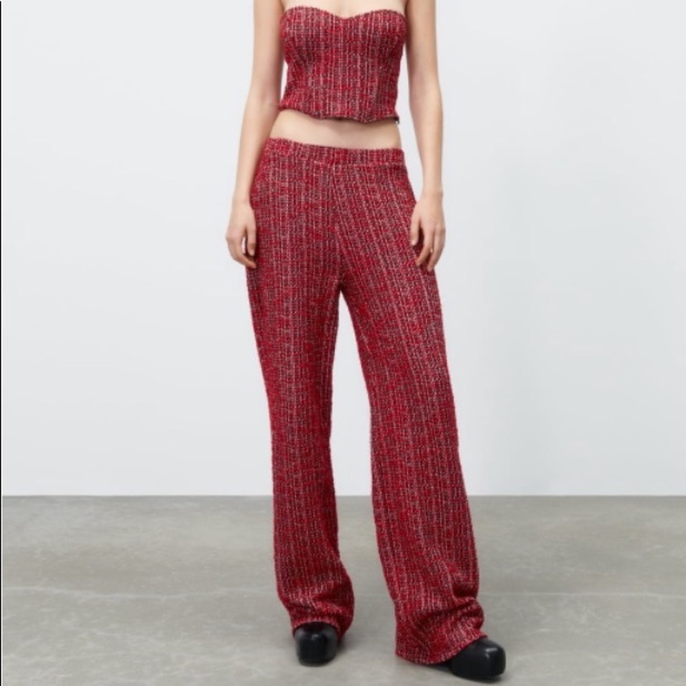 Textured Zara Set PANTS
